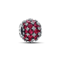 Pandora Sparkling Pavé Round Pink Charm