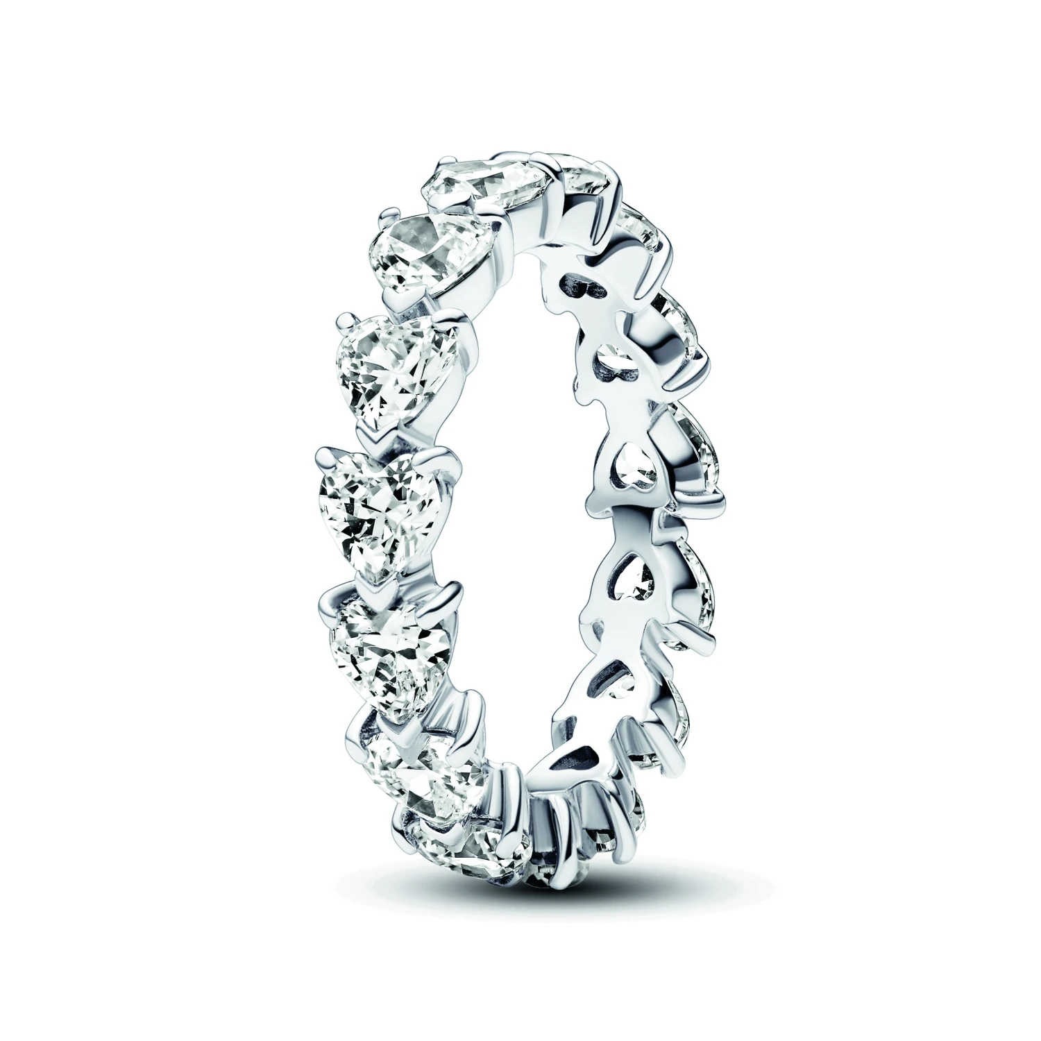 Pandora Row Of Hearts Eternity Ring 3 Pandora Row Of Hearts Eternity Ring