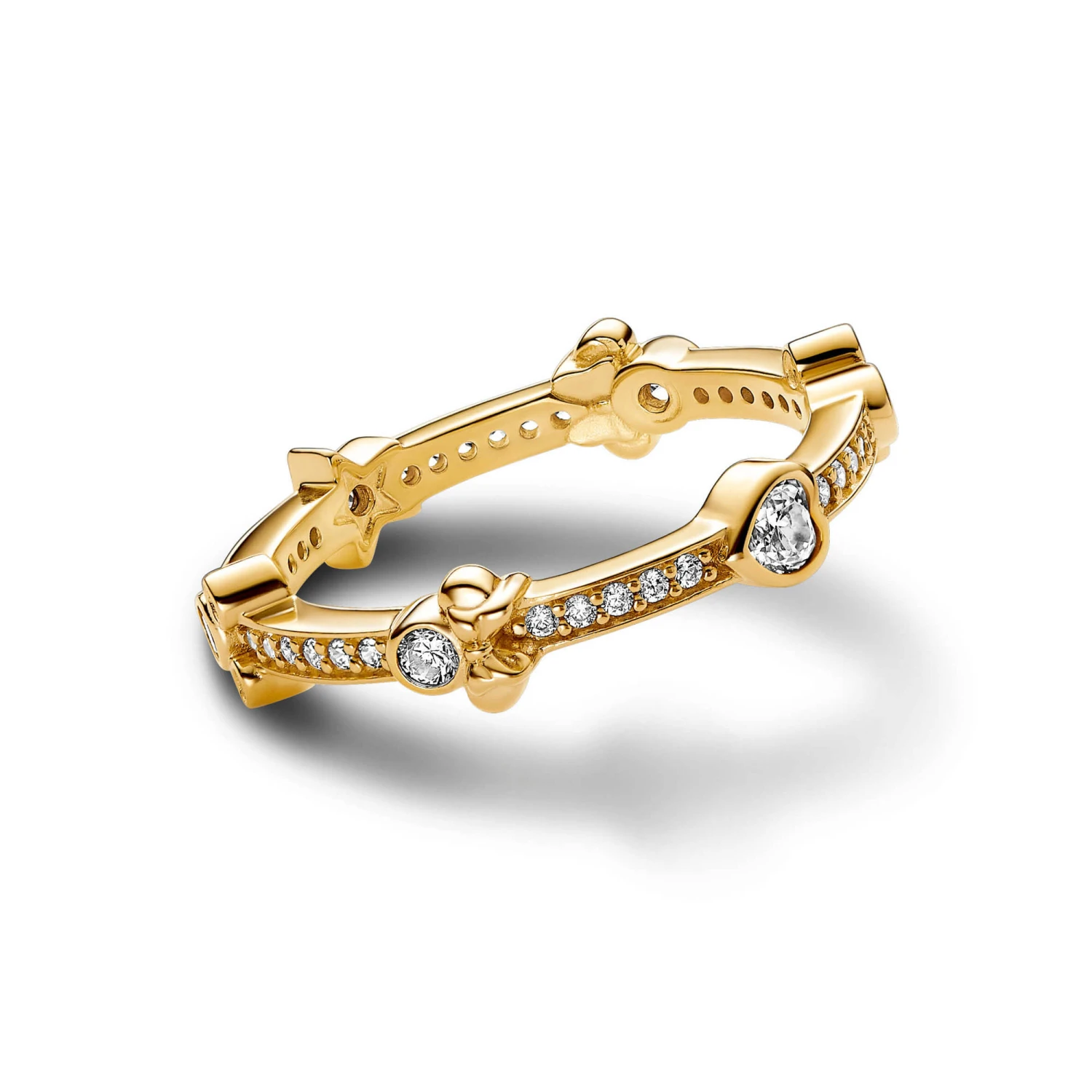 Pandora Disney Mickey Mouse & Minnie Mouse Sparkling Eternity Ring 4 Pandora Disney Mickey Mouse & Minnie Mouse Sparkling Eternity Ring - Image 2