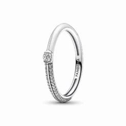 Pandora ME Pavé & White Dual Ring