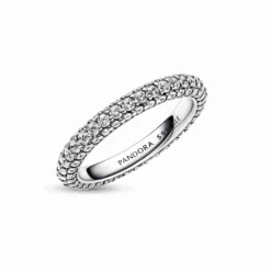 Pandora Timeless Pavé Single-row Ring -Cheap Glisterra Store PAR192627C01 03