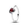 Pandora True Red Eternity Circle Ring -Cheap Glisterra Store PAR192993C07 01