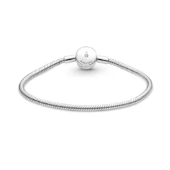 Pandora Moments CZ Halo Snake Chain Bracelet -Cheap Glisterra Store PAR590038C01 04