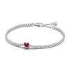 Pandora Red Sparkling Heart Tennis Bracelet -Cheap Glisterra Store PAR590041C02 01