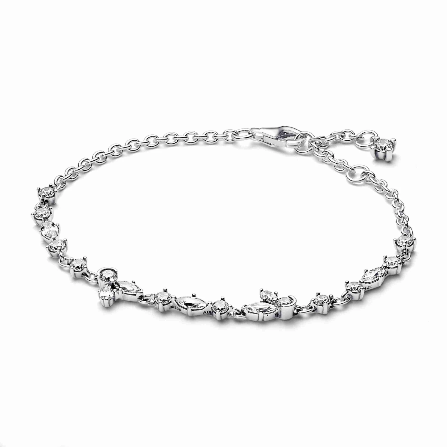 Pandora Sparkling Herbarium Cluster Chain Bracelet 4 Pandora Sparkling Herbarium Cluster Chain Bracelet - Image 2