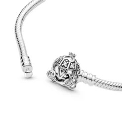 Pandora Disney Cinderella Pumpkin Coach CZ Clasp Pandora Moments Bracelet -Cheap Glisterra Store PAR599190C01 04