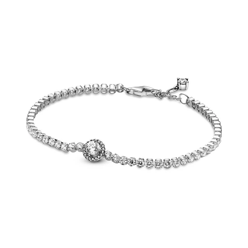 Pandora Sparkling CZ Halo Tennis Bracelet 3 Pandora Sparkling CZ Halo Tennis Bracelet