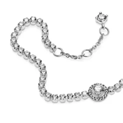 Pandora Sparkling CZ Halo Tennis Bracelet 9 Pandora Sparkling CZ Halo Tennis Bracelet -Cheap Glisterra Store PAR599416C01 04